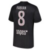 Camisola do Paris Saint-Germain Fabian 8 Equipamento 4ª Jordan 2025-26